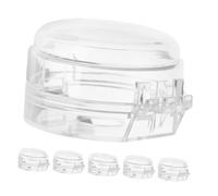 ibasenice Couvercles de Sécurité pour Boutons de Gaz Garçon et Filles, Lot de 6 Transparent, Protection en Plastique Solide, Prévient les Réglages Accidentels, Compatible Cuisinière