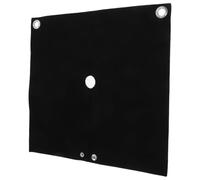 ibasenice Couverture Anti-feu de Soudage en Feutre de Carbone Noir, | Tapis Isolant, Protection Étincelles et Flammes, Œillets Métalliques et Boutons-pression, pour Gaz