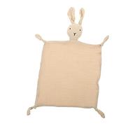 ibasenice Couverture De Sécurité En Coton Pour Bébé Et -né, Serviette Apaisante Lapin Douce, Jouet Sensoriel Câlin Pour Tout-petit, Lavable En Machine, Couleur Kaki, Accessoire De Sommeil Apaisant
