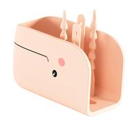 ibasenice Couvre-robinets pour Enfants Protection Silicone Forme de Baleine Design Délicat Sûr et Décoratif Adapté la Plupart des Robinets