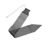 ibasenice Cravate à Paillettes Pour Femme Collier Brillant Avec Cristaux Accessoire De Soirée