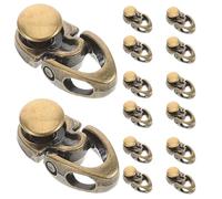 ibasenice Crochets Métalliques pour Chaussures 20pcs en Alliage Multifonctionnels pour Lacets Rapides, Accessoires Élégants pour Bottes, Idéals pour DIY et Sports Outdoor