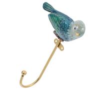 ibasenice Crochets Muraux d'Oiseau Vert en Alliage de Zinc, Patère Multifonctionnelle pour Suspendre Vêtements et Clés, pour Entrée et Salle de Bain