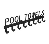 ibasenice Crochets pour Serviettes Piscine Extérieur Porte-Serviettes Crochet à Serviettes Cintres à Vêtements Porte-Manteau Domestique sans Clou