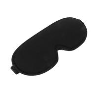 ibasenice de Sommeil Coton Mémoire et Ajustable Cache-yeux Occultant Total pour Dormir Voyage et Sieste Confort Ergonomique Noir