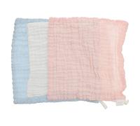 ibasenice Débarbouillettes Respirantes En Mousseline Pour Bébé Serviette Pour Le Visage Du Nouveau-né Serviette En De Coton Pour La Salive