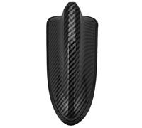 ibasenice Décoration 3D de Voiture Aileron de Requin en Fibre de Carbone Noire, Résistant à l'usure, Installation Facile pour Antenne de Toit Automobile