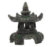 ibasenice Décoration Aquarium Cachette Modèle Statuette Jardin Naturelle sans Danger Poissons Convient Douce Salée