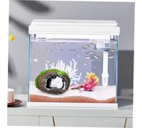ibasenice Décoration Aquarium Cachette Poisson Abri Betta pour Réservoir et Bureau