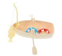 ibasenice Décoration Bateau Flottant Plastique Modèle Canoë pour Aquarium et Intérieur Flottant et Ornement Nautique pour Maison et Bureau
