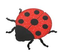 ibasenice Décoration Murale Forme De Scarabée Sculpture Murale Métal Insecte Pour Intérieur Et Extérieur