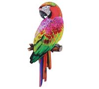 ibasenice Décoration Murale Métal Oiseau Perroquet Art Mural Ornements Artisanaux Muraux Décoration Intérieur Extérieur Pendentif Mural Décoratif