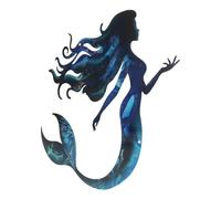 ibasenice Décoration Murale Sirène Pour Jardin Et Terrasse Décoration De Piscine Et Salle De Bain Art Mural Métal