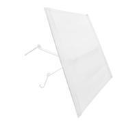 ibasenice Déflecteur de Climatiseur Carré en Plastique Blanc pour Plafond, Redirection D'air et Prévention du Souffle Direct, Maison