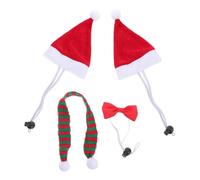 ibasenice Déguisements De Noël pour Petits Animaux Bonnets Et Écharpes pour Hamsters Coiffes pour Animaux De Compagnie Costumes De Fête