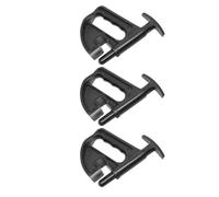 ibasenice Détalonneur Manuel de Pneu 3 Pièces Noir Outil de Centrage et Dégonflage pour Changement Pneus Moto et Voiture Outil Démontage Roues Multifonction Compatible Usage Garage