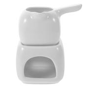 ibasenice Diffuseur D'aromathérapie en Céramique Blanc Régulation Précise Température et Diffusion D'arôme, Bougeoir pour Présent de Pendaison de Crémaillère