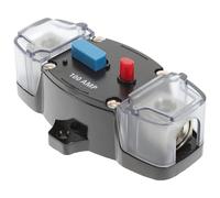 ibasenice Disjoncteur Manuel Étanche pour Circuit Voiture et Bateau Protection Électrique avec Bouton Réarmable et Bornes Haute Intensité Interrupteur de Sécurité pour Audio Vidéo et LED