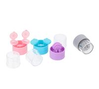 ibasenice Dispositif de Nettoyage des Lentilles Manuel Léger en PP, Kit de 4 Pièces pour Voyage et Vacances Couleur Aléatoire