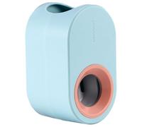 ibasenice Distributeur Automatique de Dentifrice Mural sans Clou Presseur Tube Dentifrice Sans Contact pour Accessoires Salle de Bain Support Automatique et Hygiénique Bleu Ciel