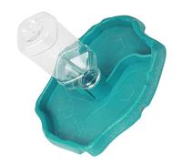 ibasenice Distributeur d'eau Automatique pour Reptiles Bol à Eau en Plastique Sûr et Stable Abreuvoir pour Gecko Lézard et Tortue Accessoire pour Terrarium 1 Ensemble