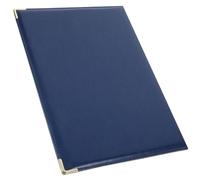 ibasenice Dossier de Portefeuille D'entreprise Bleu Structure Raisonnable en Papier et Fer, Organiseur Professionnel et Pratique pour Notes et Propositions de Bureau