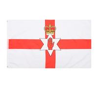 ibasenice Drapeau de Irlande Décoration Décoloration pour Festivals et Événements
