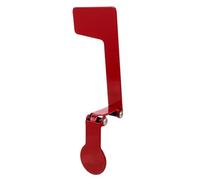 ibasenice Drapeau du Boîte Rouge Lettres Inoxydable en Acier de Accessoire Pliable Montage Sécurisé Notification Instantanée Courrier Extérieur pour Jardin