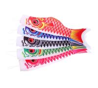 ibasenice Drapeaux Poissons Décoratifs Lot de 5 55 CM Couleur Aléatoire pour Balcon et Marina