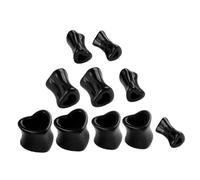 ibasenice Écarteurs D'oreilles Punk Acrylique Cœur, Boucles Oreilles 10 Paires, Légers Unisexe, Piercing Quotidien, Lot Extension Oreille