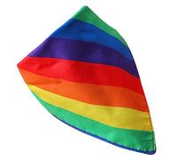 ibasenice Écharpe Triangulaire Arc-en-Ciel pour Animaux Bavoirs Triangle pour Chien Bandana De Refroidissement pour Chien Bleu Animaux De Compagnie Marche Petit Polyester