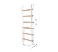 ibasenice Échelle pour Cage à Oiseaux Perchoir pour Perruche Ondulée Échelle Corde pour Animaux De Compagnie Jouet pour Cage à Oiseaux