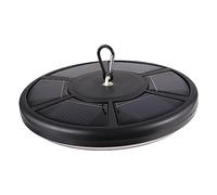 ibasenice Éclairage pour Mât De Drapeau Solaire Lampe LED pour Jardin Cour Terrasse