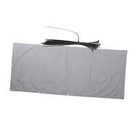 ibasenice Écran de confidentialité du Balcon Ombre Filets de Plein air Filet de Parole Filet de Parasol extérieur Filet d'ombrage extérieur Net du Soleil Polyester Grey