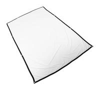 ibasenice Écran de Projection Pliable Blanc 16:9 en Polyester, Léger et Facile à Transporter, pour Camping et Salles de Conférence, Écran Portable Haute Définition