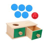 ibasenice Éducatif Bois Montessori pour Motricité Fine et Coordination Main-œil Jeu Éveil pour Garçon Fille Dès la Petite Enfance