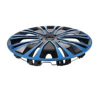 ibasenice Enjoliveur de Roue Couvre-Jante Automobile Décoratif Facile à Installer Compatible Plupart des Véhicules Style Bleu Noir