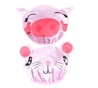 ibasenice Ensemble De 2 Bonnets De Bain Pour Bébé Bonnets De Pour Garçons Et Filles Visière De Souris Bonnets De Robustes Pour Le Lavage Des Cheveux