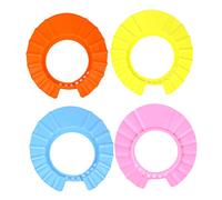 ibasenice Ensemble De 4 Bonnets De Shampoing Eva Pour Garçons Et Filles Bonnet De Bain Pour Tout-petits Visière De Motif Dessin Animé Aléatoire