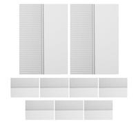 ibasenice Ensemble de 9 Accessoires pour Maison de poupée à l'échelle 1:12 : Panneaux muraux Autocollants - Papier Peint Miniature pour la décoration de Maison de poupée, Le Scrapbooking et