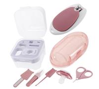 ibasenice Ensemble De Coupe- Pour Bébé 7 Pièces Kit De Coupe- Pour Bébé Du Nouveau-né Tout-petit Ciseaux À Limes Doux Pour La Peau De Bébé