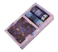 ibasenice Ensemble de Rubans Adhésifs Washi Décoratifs en Papier pour Décoration Artisanale, Autocollants Collants, pour Cadres et Lampes, 1 Set