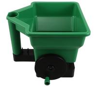 ibasenice Épandeur de Semences Portable à Manivelle, Petit Semoir de Jardin en Plastique Robuste, Réglable pour Fleurs et Légumes, Outil de Jardinage Manuel pour Pelouse et Potager,