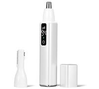 ibasenice Épilateur pour Sourcils et Visage Multifonction avec Écran Digital, Micro-tondeuse Portable en Abs, 1 Set pour Épilation Visage et Corps