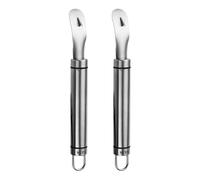 ibasenice Éplucheur Multifonctionnel pour Oranges en Acier Inoxydable 2pcs, Accessoire Cuisine Pratique et Résistant, Ne Blesse Pas les Mains