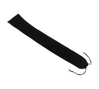 ibasenice Étui de Rangement en Velours Épais Noir 14X75 CM pour Instruments à Vent Électroniques, Paquet à Cordon Anti-Poussière pour Flûte à Bec, Clarinette et Harmonica, Protection pour