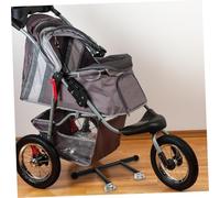 ibasenice Extension de Poignée pour Poussette Réglable Antidérapante Barre Double Tube Améliore Maniabilité et Confort Poussette