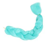 ibasenice Extensions de Cheveux Tressés Lumineux Postiche Phosphorescente en Soie Haute Température pour Femmes Glow-In-The-Dark Accessoires de Coiffure