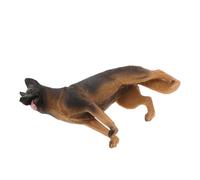 ibasenice Figurine Chien Berger Allemand Réaliste Modèle Éducatif pour Garçon Fille Animal Sculpté Puppy Sculpture