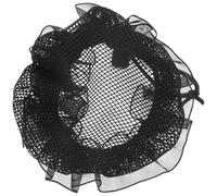 ibasenice Filet à Cheveux Noir en Tissu pour Chignon de Danse Classique Fille, Accessoire Coiffure Élégant et Résistant pour Performances et Spectacles